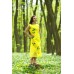 Embroidered dress "Double Yellow"